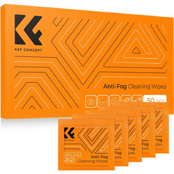 K&F Concept Anti Fog Cleaning Wipes, 10x15cm, 50pcs White (KF08.034)