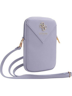 Guess Τσάντα GUWBZPGSTEGU μώβ/purple Zip Triangle 4G