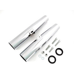 MCS, fork shrouds for 39mm forks. Chrome