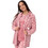 Lydia Creations Σετ Γυναικείες Πιτζάμες Χειμωνιάτικες Fleece Ροζ 23582
