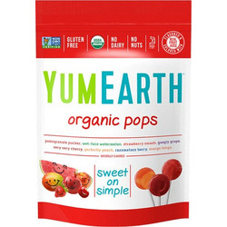 YumEarth Organic Pops με Γεύση Φρούτα 85gr