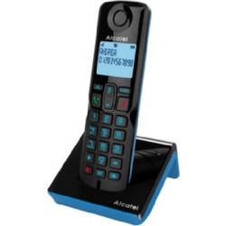 Alcatel S280 EWE Ασύρματο Τηλέφωνο με Ανοιχτή Ακρόαση Μαύρο Μπλε