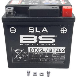 BS Μπαταρία Μοτοσυκλέτας YTZ6S SLA 90A 5.3Ah