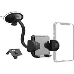 Hama 2in1 AutoHandyhalterung Set Multi f Lftung Scheibe 360 Grad drehbar (00201521)