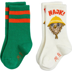 MINI RODINI Hike 2-pack socks (2426012200 TYPE) Multicolor Αγόρι Collection SU24
