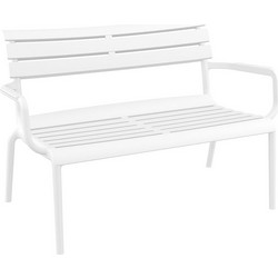 PARIS ΚΑΝΑΠΕΣ WHITE 116X70X75εκ. ΠΟΛ/ΝΙΟΥ