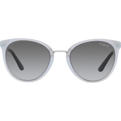 Vogue VO5230S 291911 Γυναικεία Γυαλιά Ηλίου Στρογγυλά Μεταλλικά Χρυσά Λευκά με Μαύρο Φακό