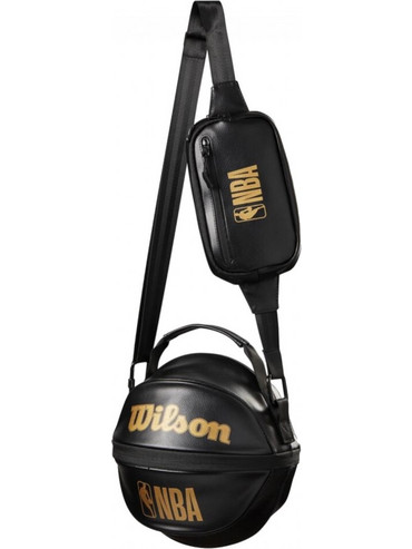 Wilson Nba 3in1 Basketball Carry Τσάντα Ώμου Μαύρη WZ6013001