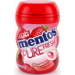 Τσίχλες Mentos Pure Fresh Φράουλα 18γρ (6152)