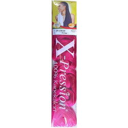 Extensions για τα Μαλλιά X-Pression Pression As Ροζ Συνθετικό