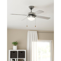 Eglo Gelsina 35041 Ανεμιστήρας Οροφής 106.6cm 50W με Φως Γκρι