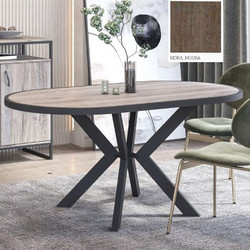 Νο 17 Τραπεζαρία O160x90x77 Με Επιλογές Χρωμάτων - Καστάνη Norse Oak