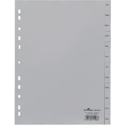 Ευρετήριο μηνών Ρ.Ρ Α4 Λατινικά 12φυλ. 6514/10 Durable