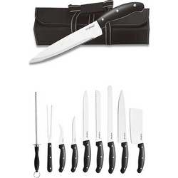 Cheffinger Σετ Μαχαίρια 10 Τεμαχίων BBQ Grill XXL Από Ανοξείδωτο Ατσάλι Με Θήκη φύλαξης, CF-BG10 - Cheffinger
