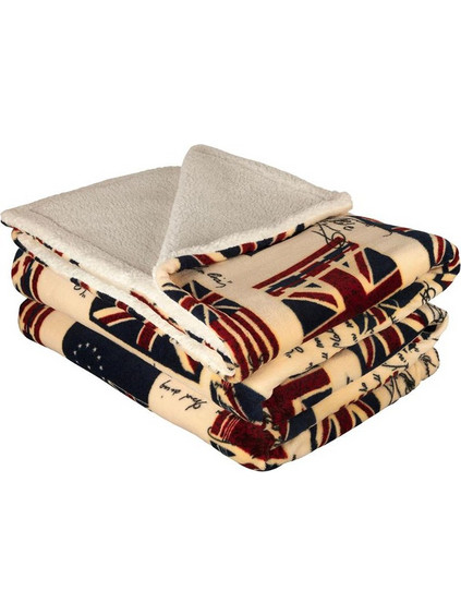 Κουβέρτα Fleece Heinner 200x220 Σημαία UK