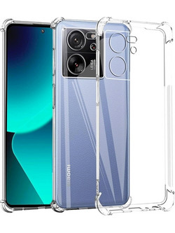 Techsuit Shockproof Clear Silicone - Διάφανη Θήκη Σιλικόνης - Xiaomi 13T / 13T Pro - Clear (5949419083356)