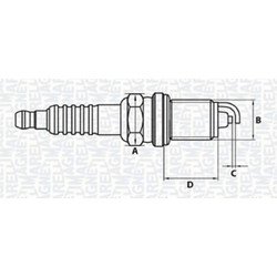 Magneti Marelli Μπουζί - 062000774304