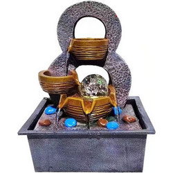 Διακοσμητικό Συντριβάνι Feng Shui με Τρεχούμενο Νερό 21x15.5x28cm 1964