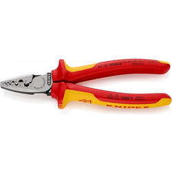 KNIPEX ΠΡΕΣΑ ΓΙΑ ΜΥΤΕΣ ΑΚΡΟΧΥΤΩΝΙΩΝ ΜΕ ΜΟΝΩΣΗ VDE 1000V 180mm 9778180
