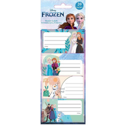 Disney Ετικέτες Frozen 2 Σετ=5 φύλλα 20 ετικέτες (50-3130)