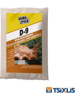 Durostick D-9 Επαλειφόμενο Στεγανωτικό Τσιμεντοειδές Κονίαμα Ταράτσας & Κεραμιδιών Κεραμιδί 5kg