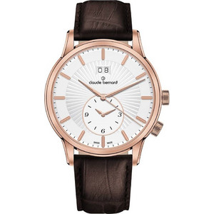 Claude Bernard Classic Ανδρικό Ρολόι με Καφέ Δερμάτινο Λουράκι 62007-37R-AIR
