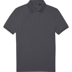 B&C Collection Ανδρική Μπλούζα Polo Κοντομάνικη Ανθρακί PU428