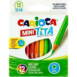 Carioca Mini Tita Ξυλομπογιές Σετ 12τμχ