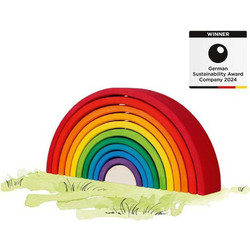 Goki Ξύλινα Τουβλάκια Rainbow 24+ Μηνών