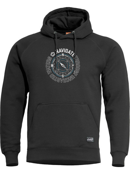 Φούτερ Pentagon PHAETON HOOD SWEATER NAVIGATE BLACK