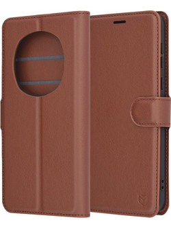 Techsuit Leather Folio Θήκη (Honor Magic7 Pro) Brown