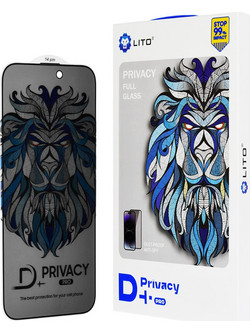 Lito Case για iPhone 15 Pro Max - D+ Pro Privacy - Μαύρο