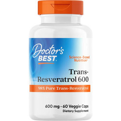 Doctor's Best Trans Resveratrol 600mg 60 Κάψουλες