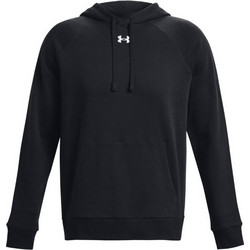 Under Armour Rival Fleece Hoodie Ανδρικό Αθλητικό Φούτερ με Κουκούλα Μαύρο 1379757-001