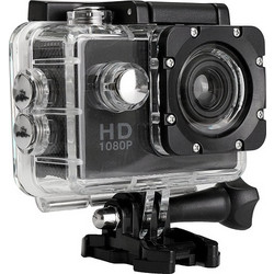 A7 Action Camera FHD 1080P Υποβρύχια με Οθόνη 2'' - Μαύρο