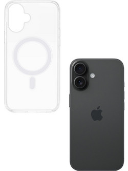 Sonique Magnetic MagCase Back Cover Transparent (iPhone 16 Plus)