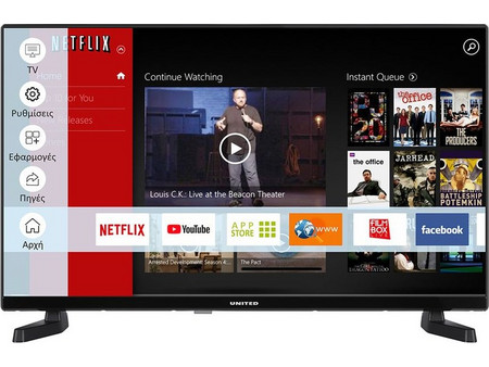 United UN32342S Smart Τηλεόραση 32" HD Ready LED HDR (2024)