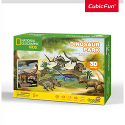 Puzzle CubicFun National Geographic Kids Dinosaur Park 3D 43 Κομμάτια