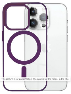 Techsuit MagSafe Pro Back Cover Purple (iPhone 16 Pro)
