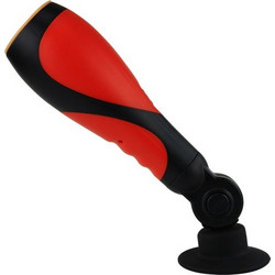 Baile Oral Sex Lover Adaptor Pocket Mouth Αυνανιστήρι με Δόνηση Red
