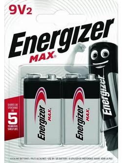 Energizer Max 9V 2τμχ