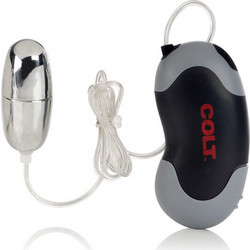 CalExotics Colt Xtreme Turbo Bullet Δονητής Bullet για Ζευγάρια με Τηλεχειριστήριο Ασημί