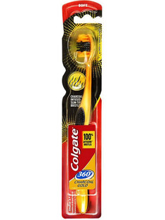 Colgate 360 Charcoal Gold Soft Οδοντόβουρτσα Πορτοκαλί