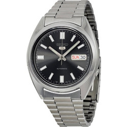 Seiko Ανδρικό Ρολόι Αυτόματο με Ασημί Μεταλλικό Μπρασελέ SNXS79K1