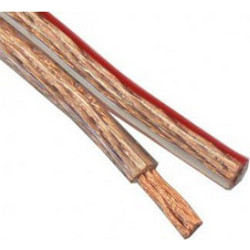 Καλώδιο ηχείων διάφανο 2Χ0.50mm