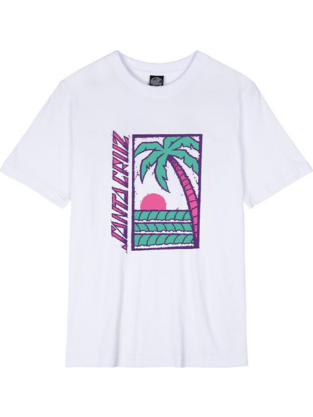 Santa Cruz Palm Strip Loose Fit T-Shirt Γυναικείο White