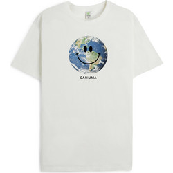 CARIUMA SMILLING EARTH T-SHIRT OFF WHITE