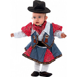 Αποκριάτικη Στολή Μωρού Cow Girl 116