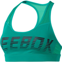 Reebok Hero Strappy Medium-Impact Αθλητικό Μπουστάκι με Μέτρια Στήριξη & Αφαιρούμενη Ενίσχυση Τιρκουάζ EB8161