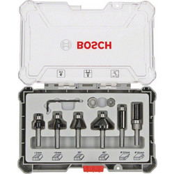BOSCH ΣΕΤ 6 ΦΡΕΖΩΝ ΠΡΟΦΙΛ ΓΙΑ ΡΟΥΤΕΡ ΣΤΕΛΕΧΟΥΣ O 6 mm 2607017468